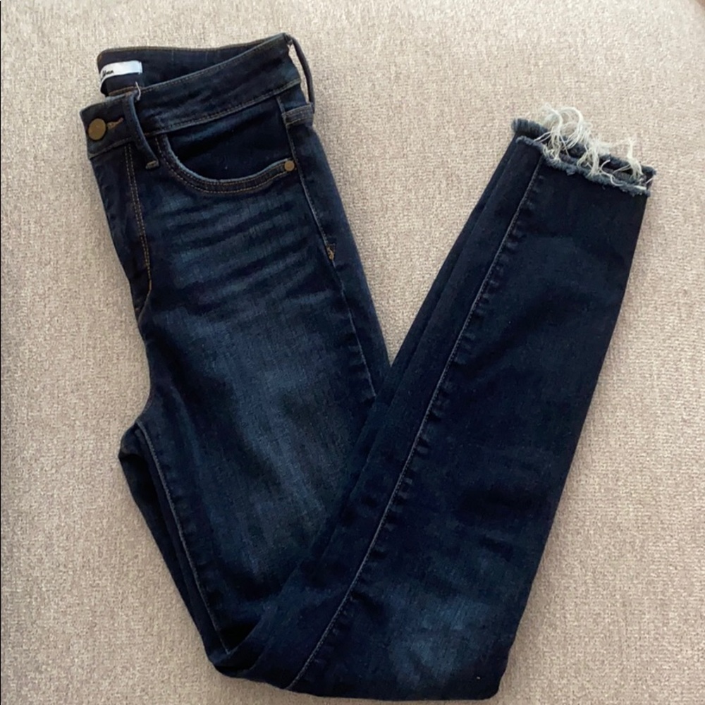 Size 26 high rise skinny ankle Sam Edelman jeans